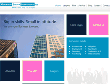 Tablet Screenshot of businesslawyers.com